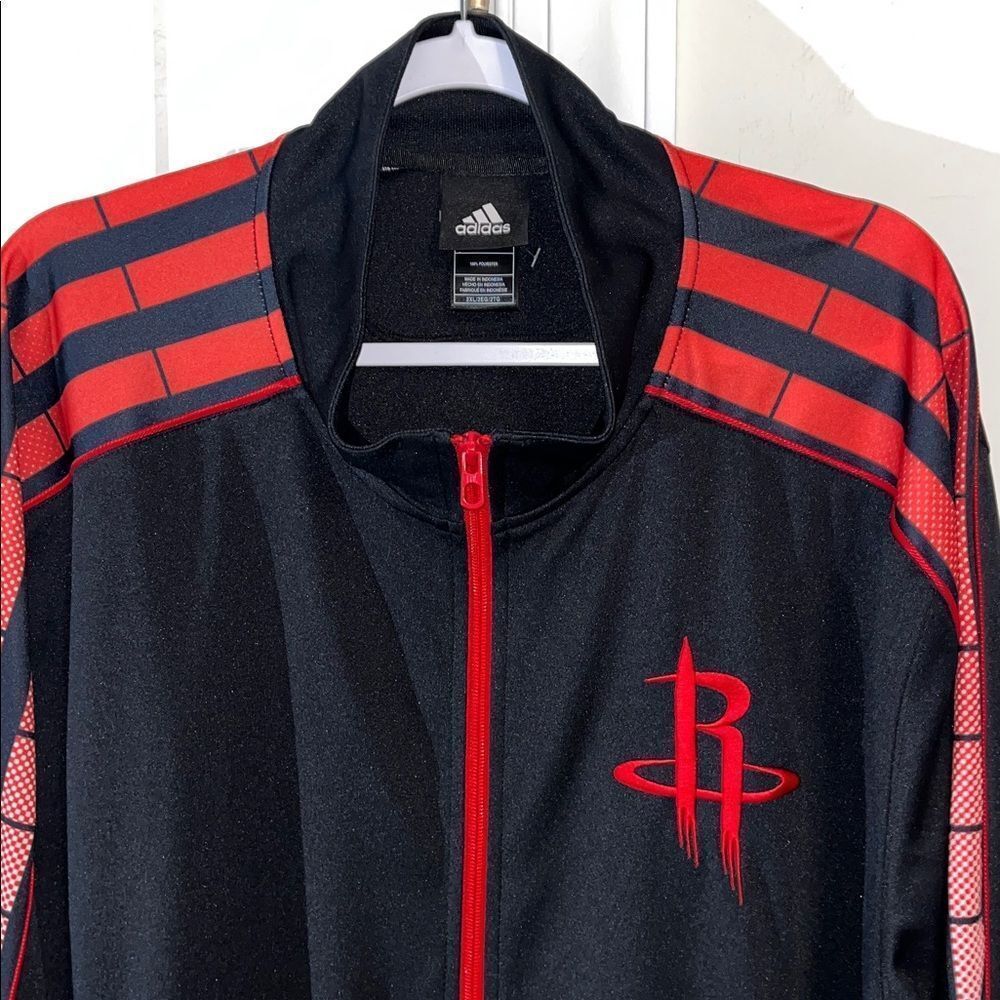 Adidas Houston Rockets NBA Jacket NBA Full Zipper Kevin Durant Sweatshirt Warmup